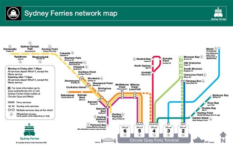 manly sydney ferry schedule